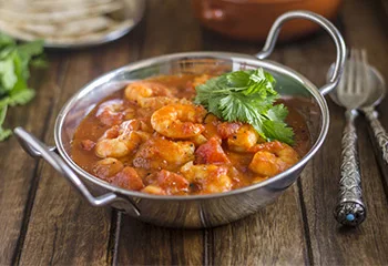 Curried King Prawns